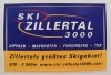 NAKLEJKA SKI ZILLERTAL 3000